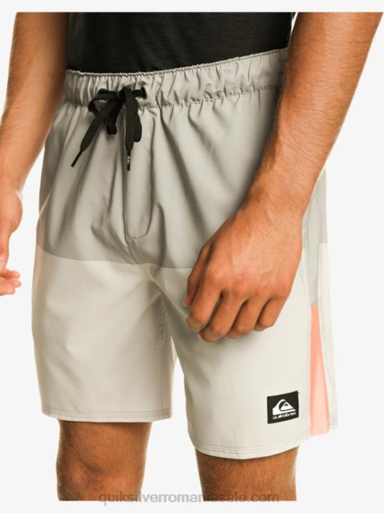 violet cenușiu pantaloni scurți de antrenament omni stretch 17 XT6B828 bărbați Quiksilver