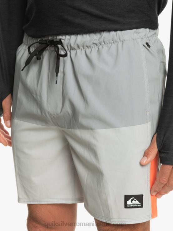 violet cenușiu pantaloni scurți de antrenament omni stretch 17 XT6B828 bărbați Quiksilver