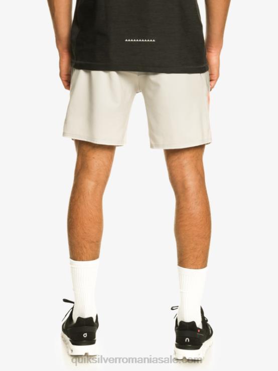 violet cenușiu pantaloni scurți de antrenament omni stretch 17 XT6B828 bărbați Quiksilver