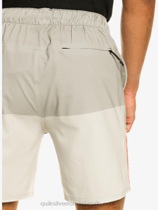 violet cenușiu pantaloni scurți de antrenament omni stretch 17 XT6B828 bărbați Quiksilver