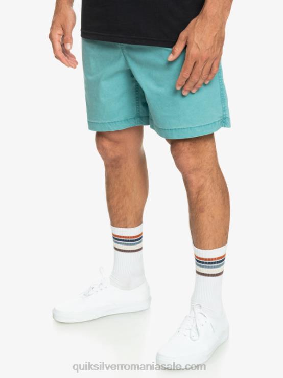 albastru bretania pantaloni scurți elastici taxer XT6B325 bărbați Quiksilver