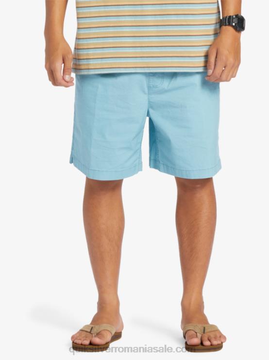 albastru cameo pantaloni scurți elastici taxer XT6B319 bărbați Quiksilver