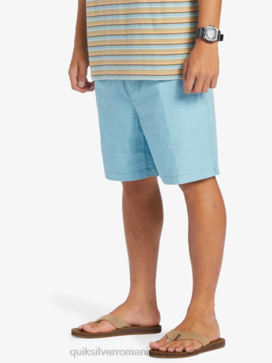albastru cameo pantaloni scurți elastici taxer XT6B319 bărbați Quiksilver