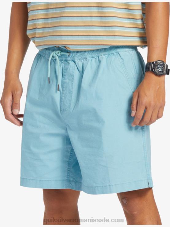 albastru cameo pantaloni scurți elastici taxer XT6B319 bărbați Quiksilver