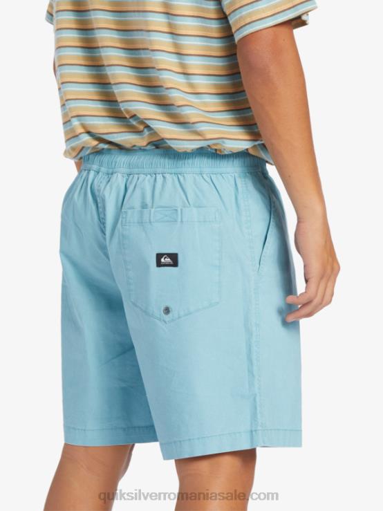 albastru cameo pantaloni scurți elastici taxer XT6B319 bărbați Quiksilver