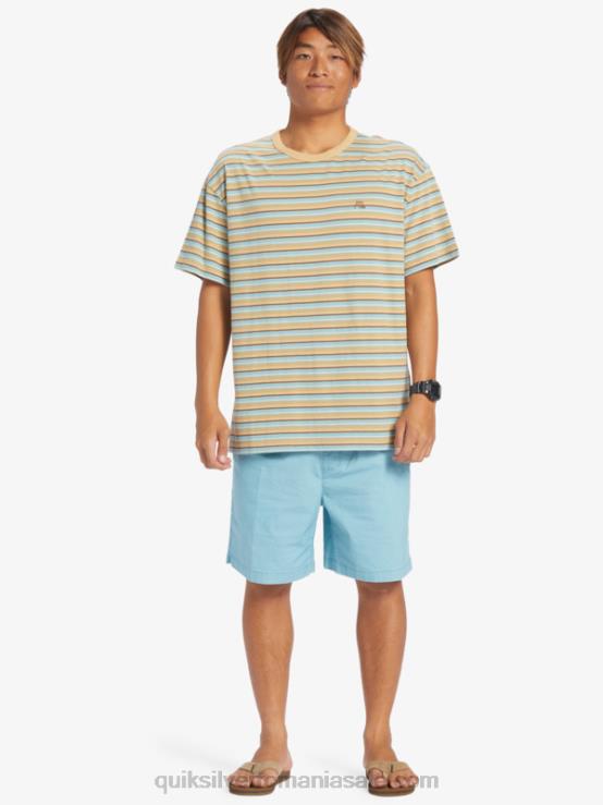 albastru cameo pantaloni scurți elastici taxer XT6B319 bărbați Quiksilver
