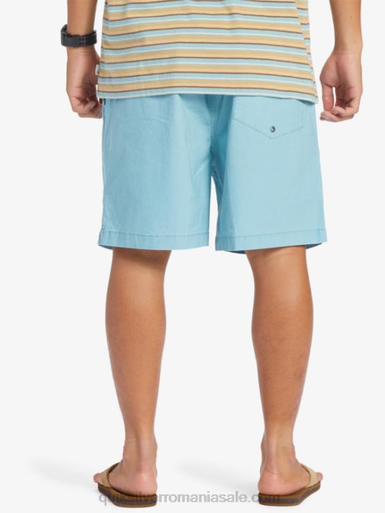 albastru cameo pantaloni scurți elastici taxer XT6B319 bărbați Quiksilver