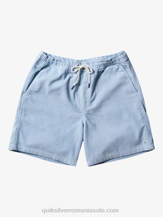 albastru ceresc pantaloni scurți cu șnur taxer XT6B361 bărbați Quiksilver