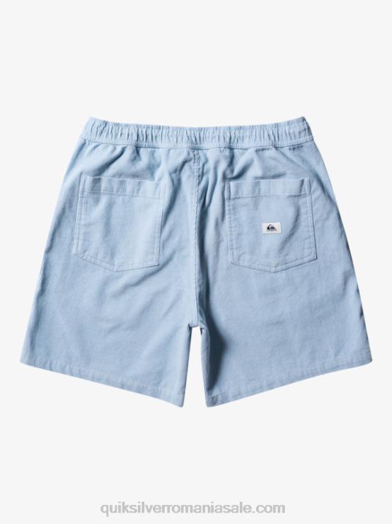 albastru ceresc pantaloni scurți cu șnur taxer XT6B361 bărbați Quiksilver