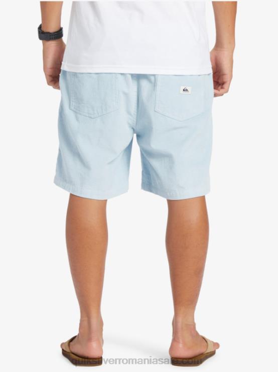 albastru ceresc pantaloni scurți cu șnur taxer XT6B361 bărbați Quiksilver