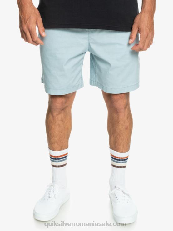 albastru ceresc pantaloni scurți elastici taxer XT6B324 bărbați Quiksilver