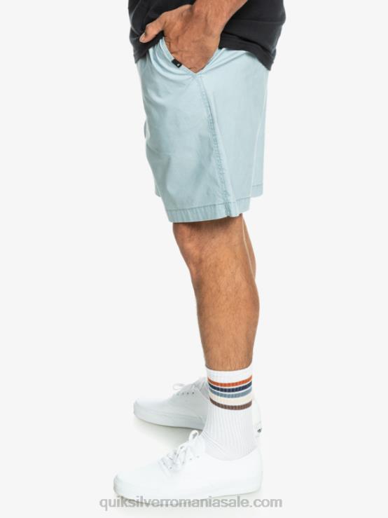 albastru ceresc pantaloni scurți elastici taxer XT6B324 bărbați Quiksilver