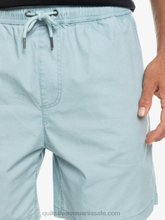 albastru ceresc pantaloni scurți elastici taxer XT6B324 bărbați Quiksilver