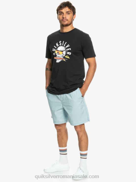 albastru ceresc pantaloni scurți elastici taxer XT6B324 bărbați Quiksilver