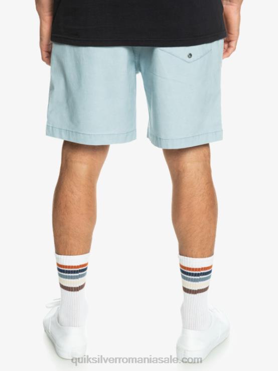 albastru ceresc pantaloni scurți elastici taxer XT6B324 bărbați Quiksilver