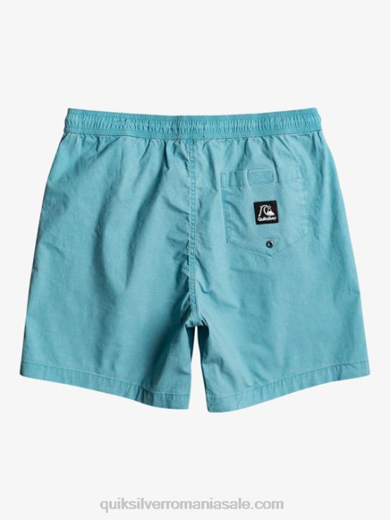 albastru delphinium pantaloni scurți taxer 17 cu talie elastică XT6B1378 bărbați Quiksilver