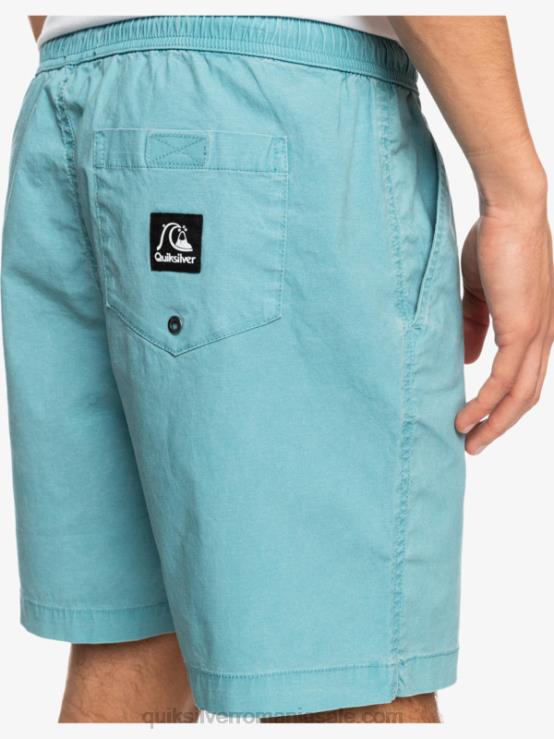 albastru delphinium pantaloni scurți taxer 17 cu talie elastică XT6B1378 bărbați Quiksilver