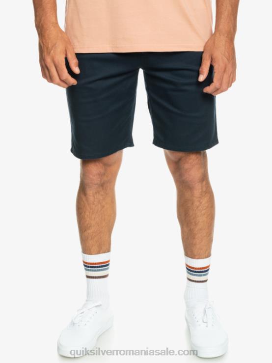 blazer bleumarin pantaloni scurți chino stretch 20 de zi cu zi XT6B857 bărbați Quiksilver