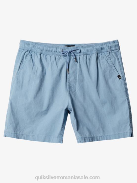 denim decolorat pantaloni scurți taxer 17 cu talie elastică XT6B1379 bărbați Quiksilver