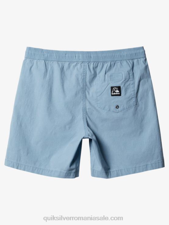 denim decolorat pantaloni scurți taxer 17 cu talie elastică XT6B1379 bărbați Quiksilver