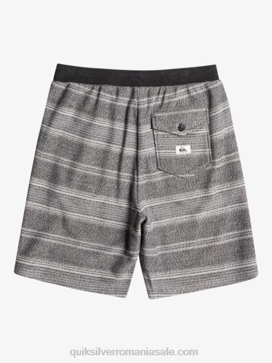 dungă neagră pantaloni scurți foarte buni XT6B329 bărbați Quiksilver