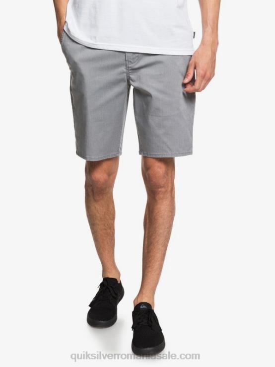 erica gri deschis pantaloni scurți chino stretch 20, cu buzunare zilnice XT6B1312 bărbați Quiksilver
