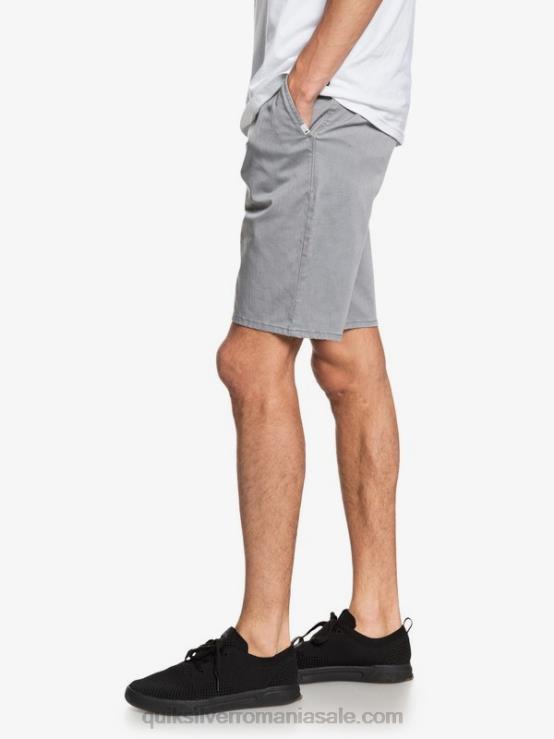 erica gri deschis pantaloni scurți chino stretch 20, cu buzunare zilnice XT6B1312 bărbați Quiksilver