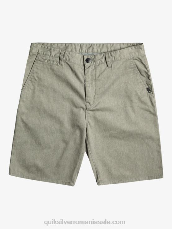 erica gri deschis pantaloni scurți chino stretch 20 de zi cu zi XT6B858 bărbați Quiksilver