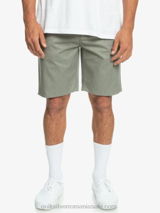 erica gri deschis pantaloni scurți chino stretch 20 de zi cu zi XT6B858 bărbați Quiksilver
