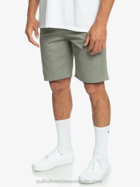erica gri deschis pantaloni scurți chino stretch 20 de zi cu zi XT6B858 bărbați Quiksilver