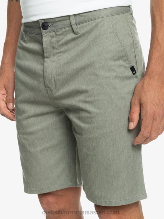 erica gri deschis pantaloni scurți chino stretch 20 de zi cu zi XT6B858 bărbați Quiksilver
