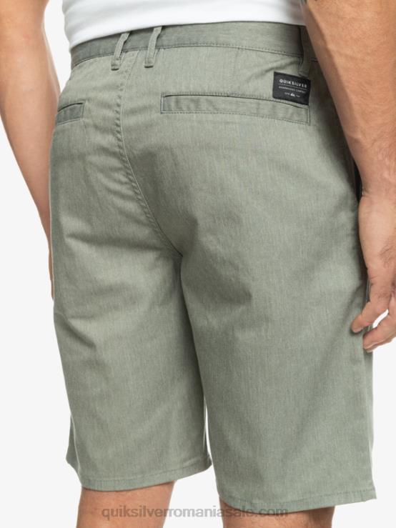 erica gri deschis pantaloni scurți chino stretch 20 de zi cu zi XT6B858 bărbați Quiksilver