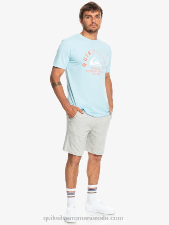 erica gri deschis pantaloni scurți de transpirație esențiali XT6B1272 bărbați Quiksilver