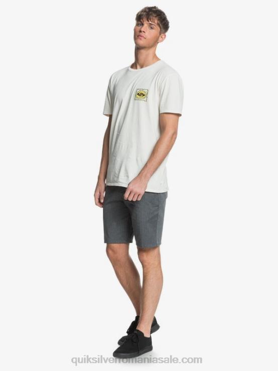 erica gri închis pantaloni scurți chino stretch 20, cu buzunare zilnice XT6B1313 bărbați Quiksilver