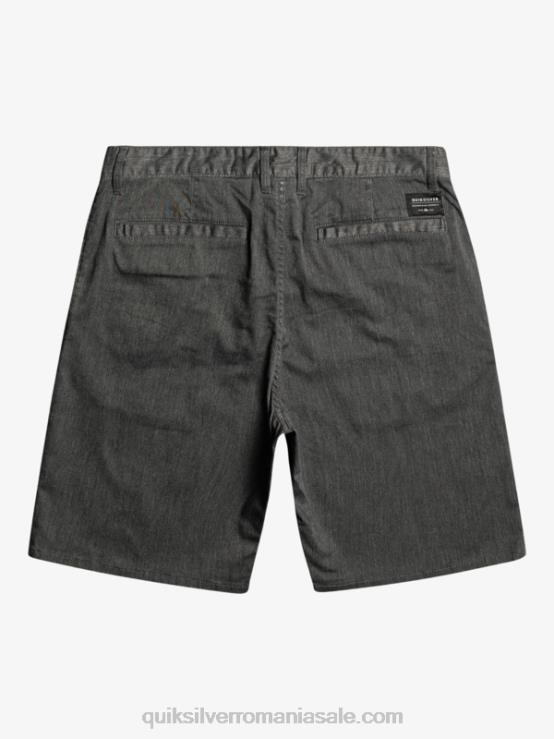 erica gri închis pantaloni scurți chino stretch 20 de zi cu zi XT6B855 bărbați Quiksilver