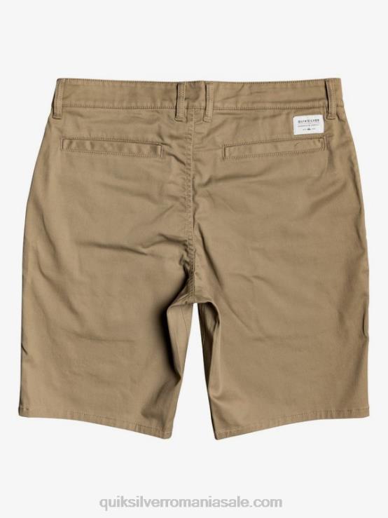 lemn de ulm pantaloni scurți chino stretch 20, cu buzunare zilnice XT6B1315 bărbați Quiksilver