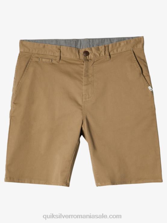 lemn de ulm pantaloni scurți chino stretch 20 de zi cu zi XT6B854 bărbați Quiksilver