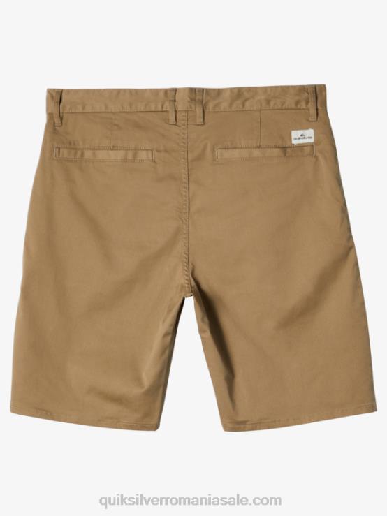 lemn de ulm pantaloni scurți chino stretch 20 de zi cu zi XT6B854 bărbați Quiksilver