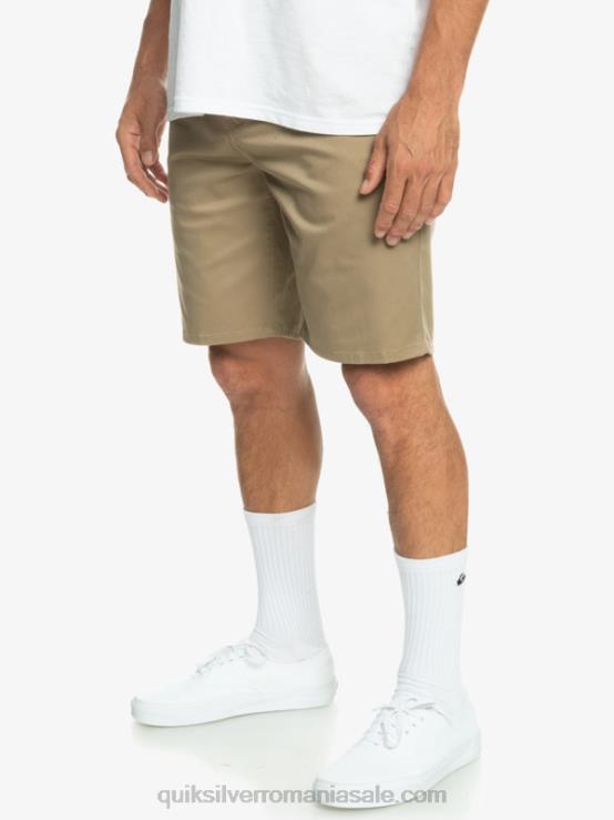 lemn de ulm pantaloni scurți chino stretch 20 de zi cu zi XT6B854 bărbați Quiksilver