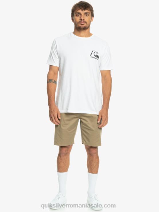 lemn de ulm pantaloni scurți chino stretch 20 de zi cu zi XT6B854 bărbați Quiksilver