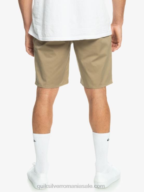 lemn de ulm pantaloni scurți chino stretch 20 de zi cu zi XT6B854 bărbați Quiksilver