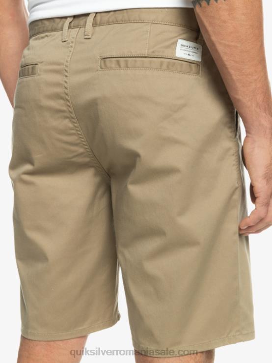 lemn de ulm pantaloni scurți chino stretch 20 de zi cu zi XT6B854 bărbați Quiksilver
