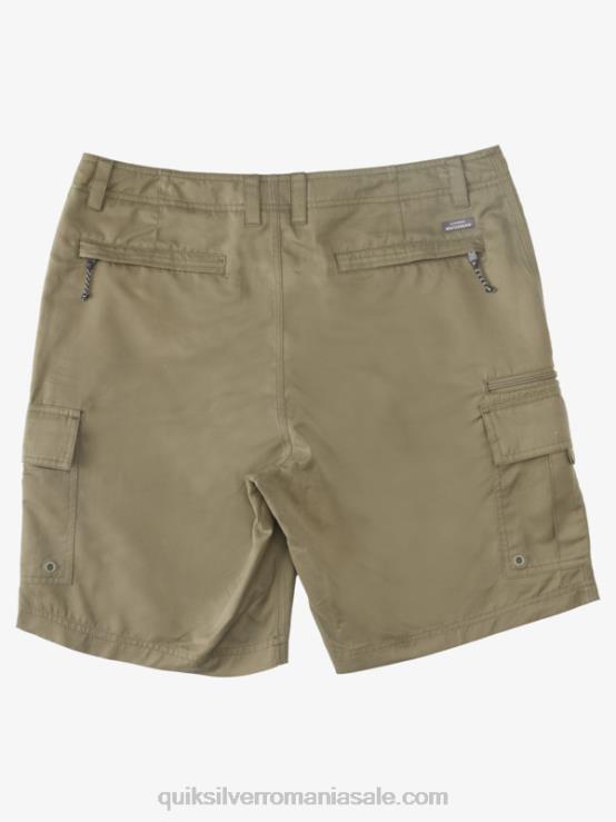 măslin prăfuit pantaloni scurți waterman maldive atoll cargo 20 XT6B787 bărbați Quiksilver