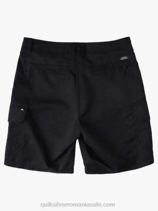 negru pantaloni scurți cargo waterman maldive 20 XT6B1727 bărbați Quiksilver