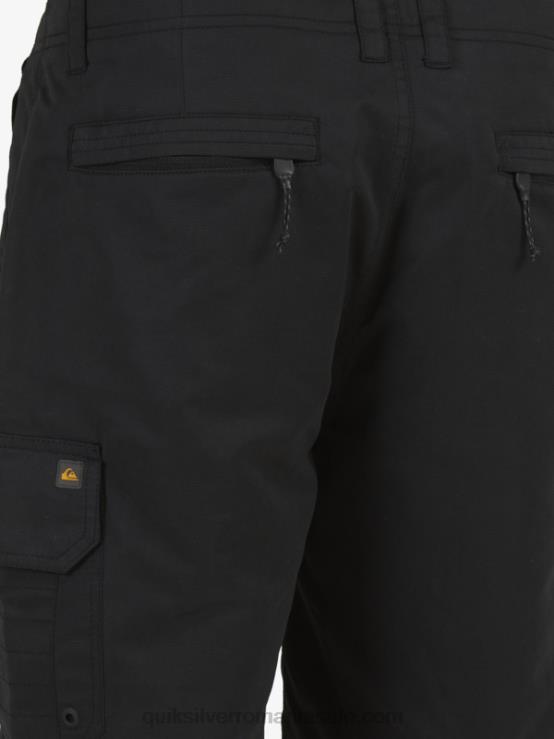 negru pantaloni scurți cargo waterman maldive 20 XT6B1727 bărbați Quiksilver