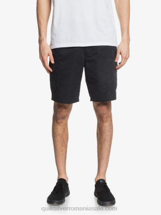 negru pantaloni scurți cargo waterman maldive 20 XT6B1727 bărbați Quiksilver
