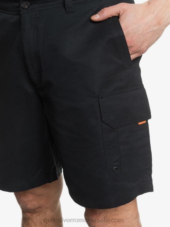negru pantaloni scurți cargo waterman maldive 20 XT6B1727 bărbați Quiksilver