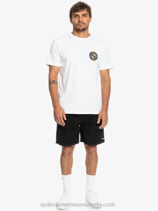 negru pantaloni scurți cu șnur taxer XT6B360 bărbați Quiksilver