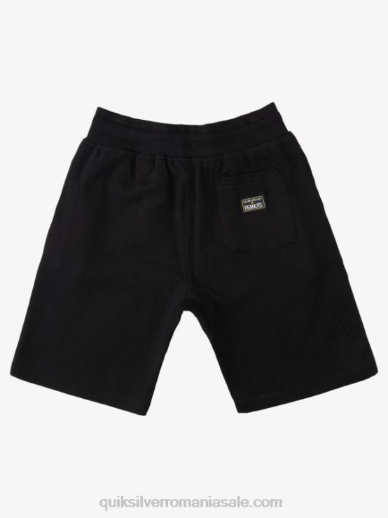 negru pantaloni scurți de legende locale XT6B1883 bărbați Quiksilver x Peanuts