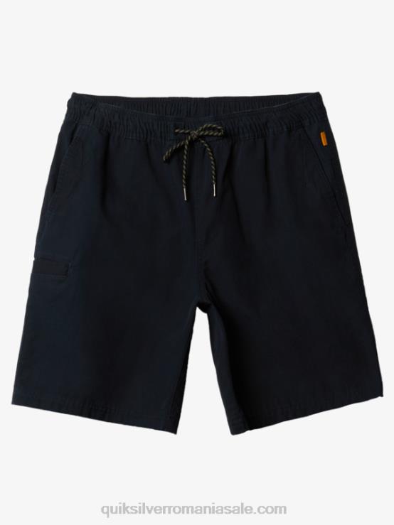 negru pantaloni scurți waterman last light elasticizati 19 XT6B256 bărbați Quiksilver